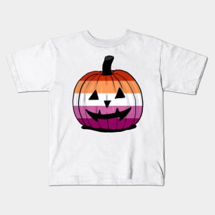 lesbian pumpkin Kids T-Shirt